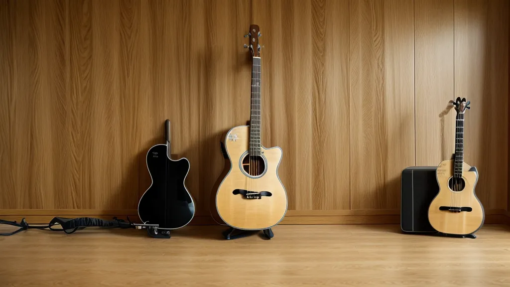 3/4-Kindergitarre für den Online-Gitarrenkurs in der Familie, bereit für die nächste Übungseinheit