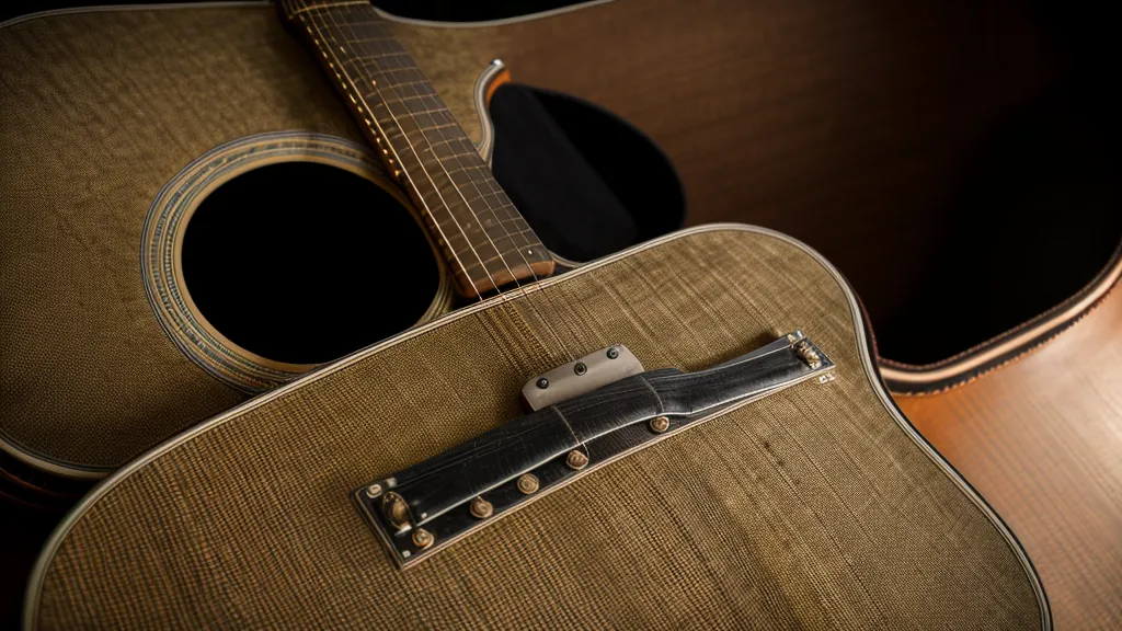Ein alter Gitarrenkoffer wird nach Jahren im Keller wieder geöffnet