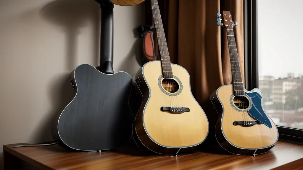 Eine Hand blättert in einem organisierten Gitarren-Lernordner um.